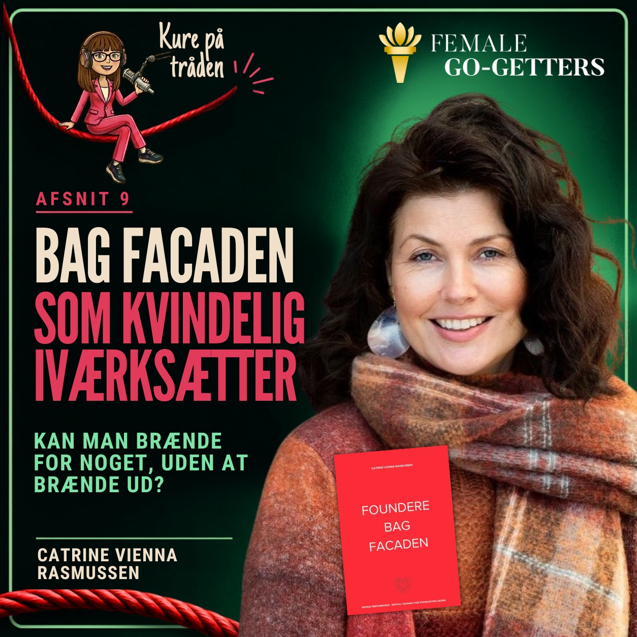 Portræt af Catrine Vienna Rasmussen