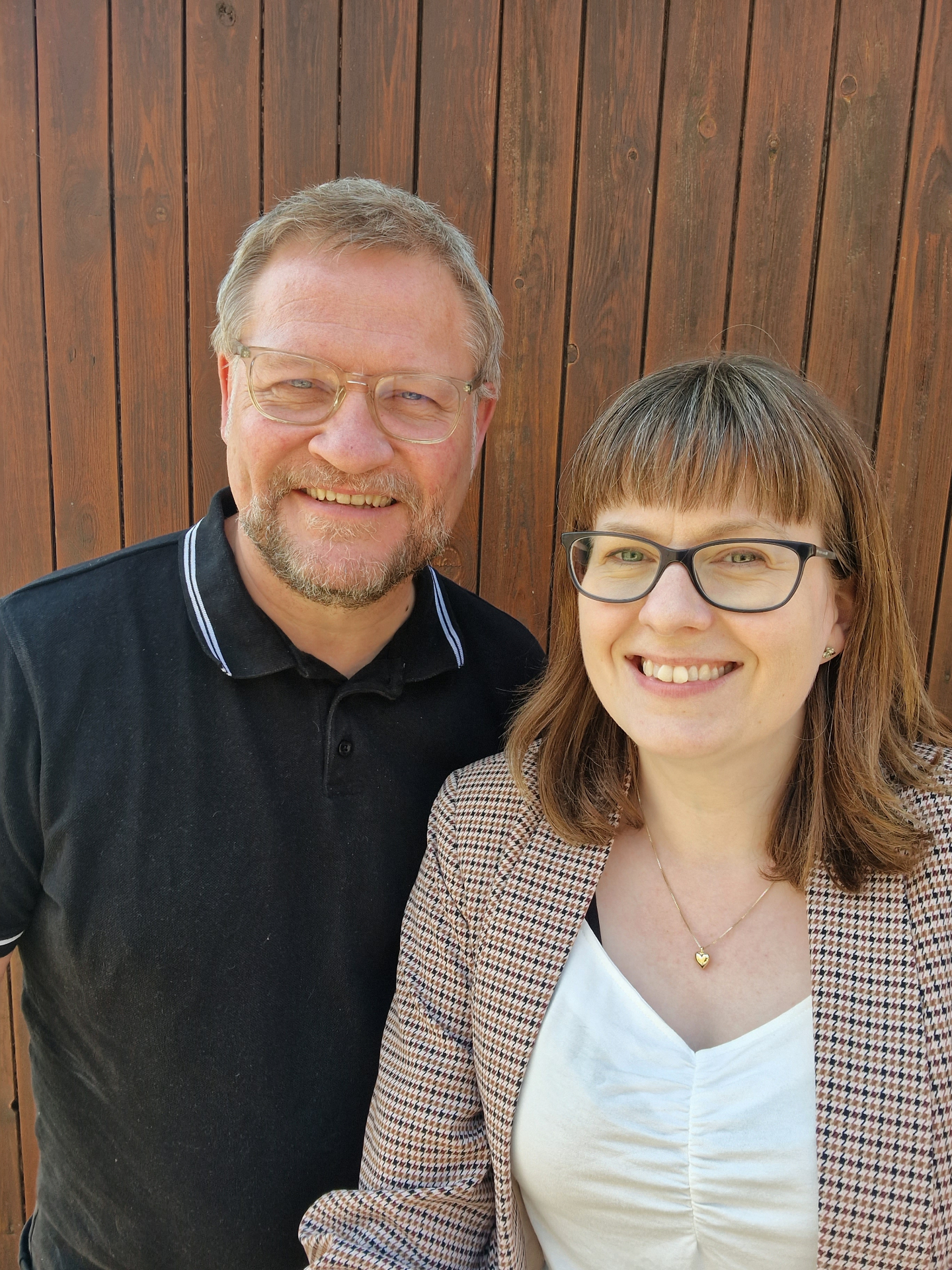 Lisbeth sammen med gæst i podcaststudiet
